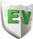 3D EV Shield logo