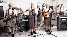 Rock group of grannies